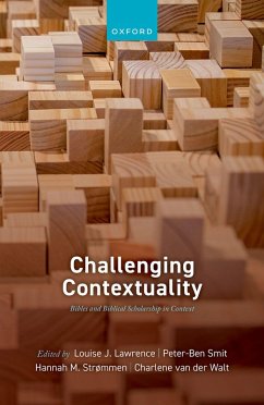 Challenging Contextuality (eBook, PDF) - Lawrence, Louise J.; Smit, Peter-Ben; Strømmen, Hannah M.; Walt, Charlene van der