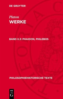 Cover Phaidon, Philebos (eBook, PDF)
