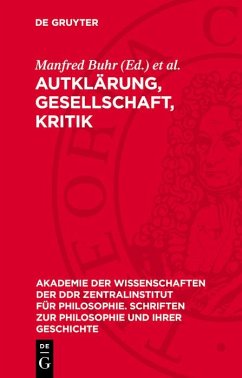 Cover Aufklärung, Gesellschaft, Kritik (eBook, PDF)