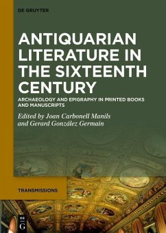 Cover Antiquarian Literature in the Sixteenth Century (eBook, PDF)