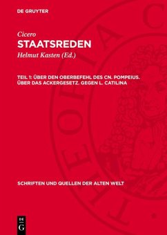 Cover Über den Oberbefehl des Cn. Pompeius. Über das Ackergesetz. Gegen L. Catilina (eBook, PDF)