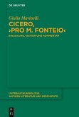 Cicero, >Pro M. Fonteio< (eBook, PDF)