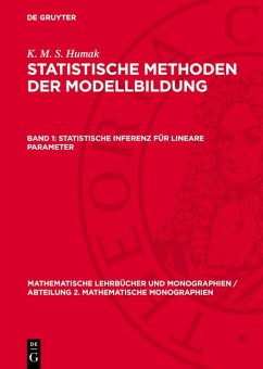 Statistische Inferenz für lineare Parameter (eBook, PDF) - Humak, K. M. S.