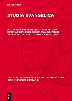 Papers presented to the Second International Congress on New Testament Studies held at Christ Church, Oxford, 1961 (eBook, PDF)