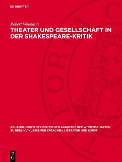 Cover Theater und Gesellschaft in der Shakespeare-Kritik (eBook, PDF)