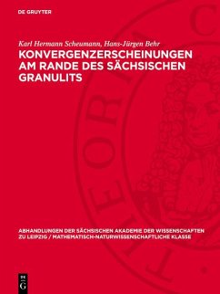 Cover Konvergenzerscheinungen am Rande des sächsischen Granulits (eBook, PDF)