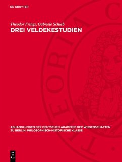 Drei Veldekestudien (eBook, PDF) - Frings, Theodor; Schieb, Gabriele