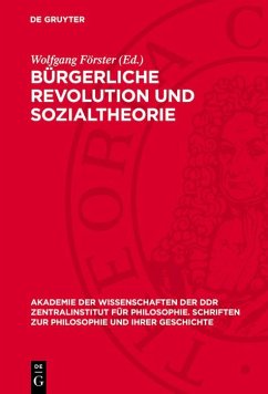 Cover Bürgerliche Revolution und Sozialtheorie (eBook, PDF)