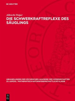 Die Schwerkraftreflexe des Säuglings (eBook, PDF) - Peiper, Albrecht