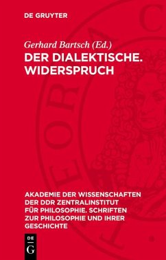 Cover Der dialektische. Widerspruch (eBook, PDF)