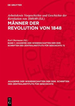 Cover Männer der Revolution von 1848. Band 1 (eBook, PDF)