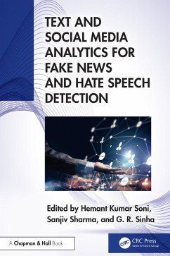 Text and Social Media Analytics for Fake News and Hate Speech Detection (eBook, ePUB)