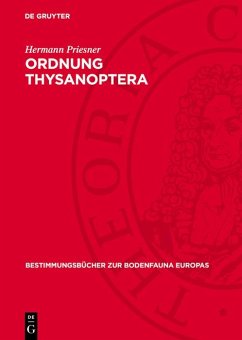 Cover Ordnung Thysanoptera (eBook, PDF)