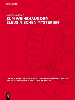 Cover Zum Weihehaus der eleusinischen Mysterien (eBook, PDF)