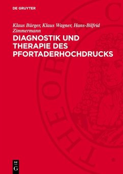 Cover Diagnostik und Therapie des Pfortaderhochdrucks (eBook, PDF)
