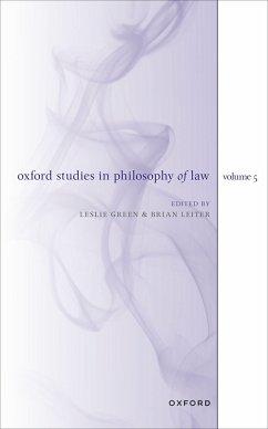 Oxford Studies in Philosophy of Law Volume 5 (eBook, ePUB)