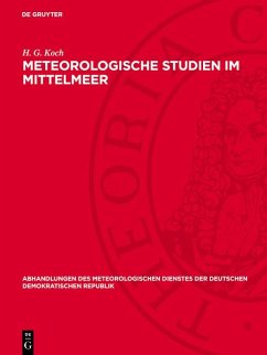 Cover Meteorologische Studien im Mittelmeer (eBook, PDF)