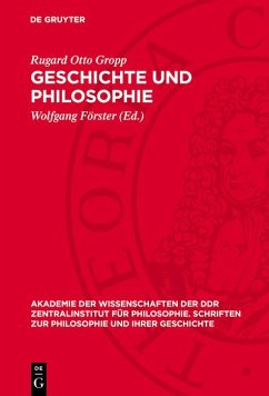Cover Geschichte und Philosophie (eBook, PDF)
