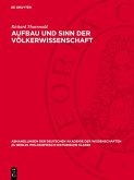 Aufbau und Sinn der Völkerwissenschaft (eBook, PDF)