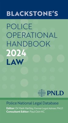 Cover Blackstone's Police Operational Handbook 2024 (eBook, ePUB)