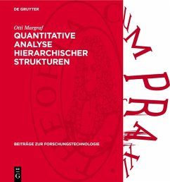 Cover Quantitative Analyse hierarchischer Strukturen (eBook, PDF)