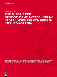 Cover Zur Theorie der Geoisothermen-Verschiebung in der Umgebung von heissen Intrusivkörpern (eBook, PDF)