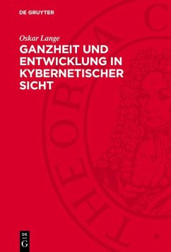 Cover Ganzheit und Entwicklung in kybernetischer Sicht (eBook, PDF)