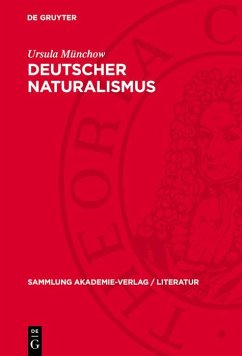 Deutscher Naturalismus (eBook, PDF) - Münchow, Ursula