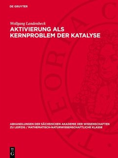 Cover Aktivierung als Kernproblem der Katalyse (eBook, PDF)