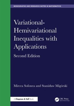 Cover Variational-Hemivariational Inequalities with Applications (eBook, PDF)