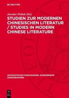 Cover Studien zur modernen chinesischen Literatur / Studies in modern Chinese Literature (eBook, PDF)