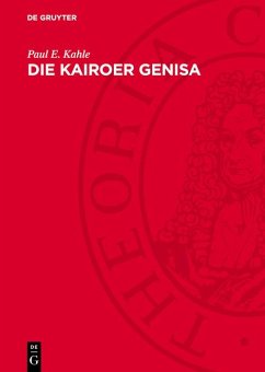 Cover Die Kairoer Genisa (eBook, PDF)