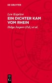 Ein Dichter kam vom Rhein (eBook, PDF) Ein Dichter kam vom Rhein (eBook, PDF)