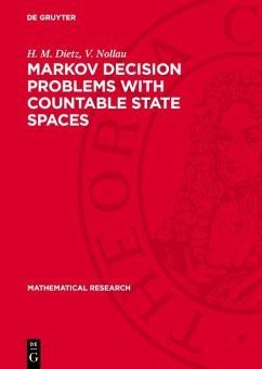Markov Decision Problems with Countable State Spaces (eBook, PDF) - Dietz, H. M.; Nollau, V.