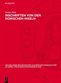 Inschriften von den Dorischen Inseln (eBook, PDF)