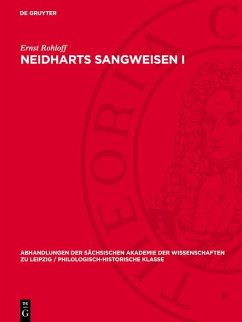 Cover Neidharts Sangweisen I (eBook, PDF)