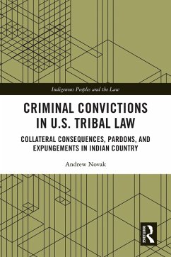 Cover Criminal Convictions in U.S. Tribal Law (eBook, ePUB)