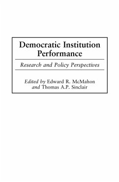 Cover Democratic Institution Performance (eBook, PDF)
