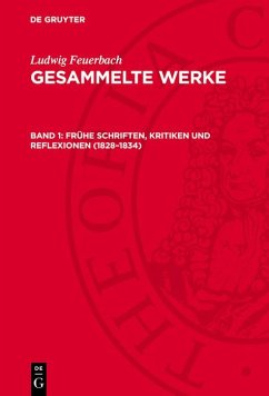 Cover Frühe Schriften, Kritiken und Reflexionen (1828-1834) (eBook, PDF)