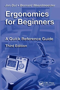 Ergonomics for Beginners (eBook, ePUB) - Dul, Jan; Weerdmeester, Bernard