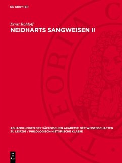 Cover Neidharts Sangweisen II (eBook, PDF)