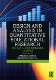 Design and Analysis in Quantitative Educational Research (eBook, ePUB)