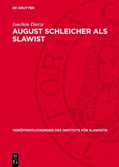 Cover August Schleicher als Slawist (eBook, PDF)