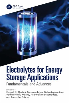 Cover Electrolytes for Energy Storage Applications (eBook, ePUB)