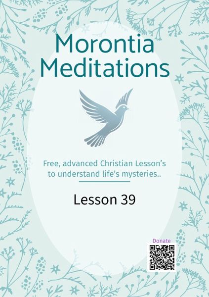 Morontia Meditations: Lesson 39 (eBook, ePUB)