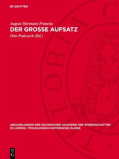 Der grosse Aufsatz (eBook, PDF) - Francke, August Hermann