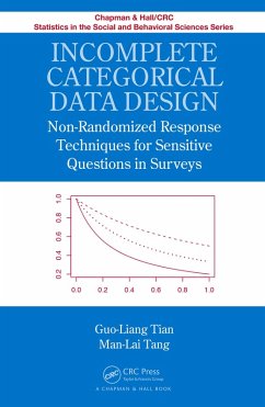 Incomplete Categorical Data Design (eBook, ePUB) - Tian, Guo-Liang; Tang, Man-Lai