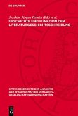 Geschichte und Funktion der Literaturgeschichtsschreibung (eBook, PDF)