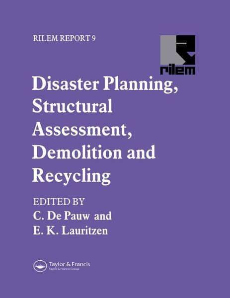 Disaster Planning, Structural Assessment, Demolition and Recycling (eBook, ePUB)