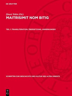 Cover Transliteration, Übersetzung, Anmerkungen (eBook, PDF)
